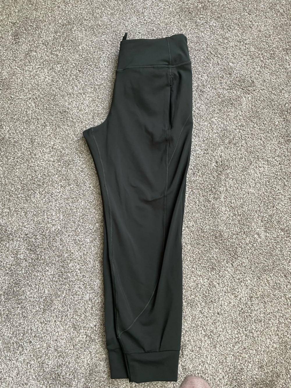 Athleta Elm Green High-Rise Athletic Joggers - Picture 2 of 7